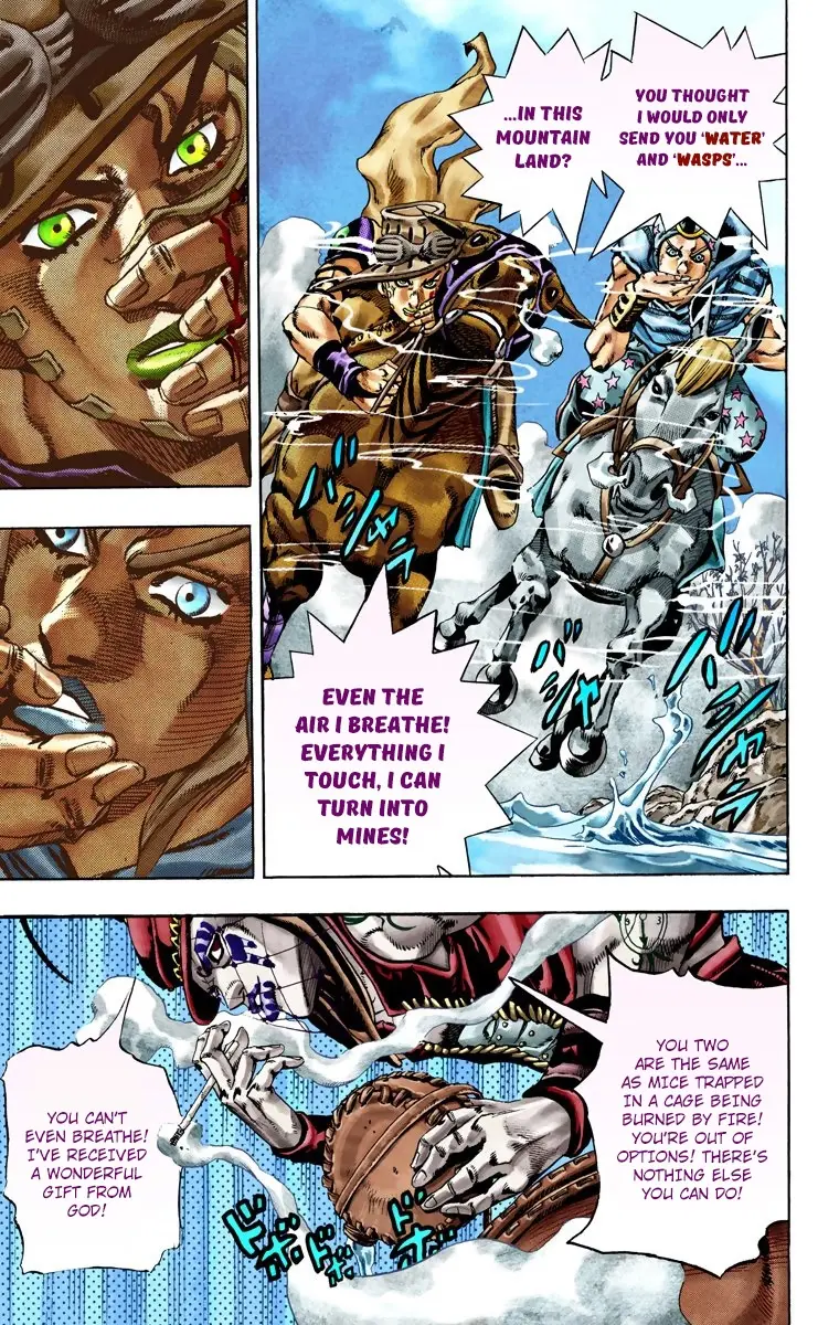 JoJo's Bizarre Adventure Steel Ball Run Colored Manga, chapter 23, page 22