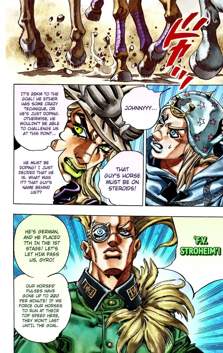 JoJo's Bizarre Adventure Steel Ball Run Colored Manga, chapter 25, page 7