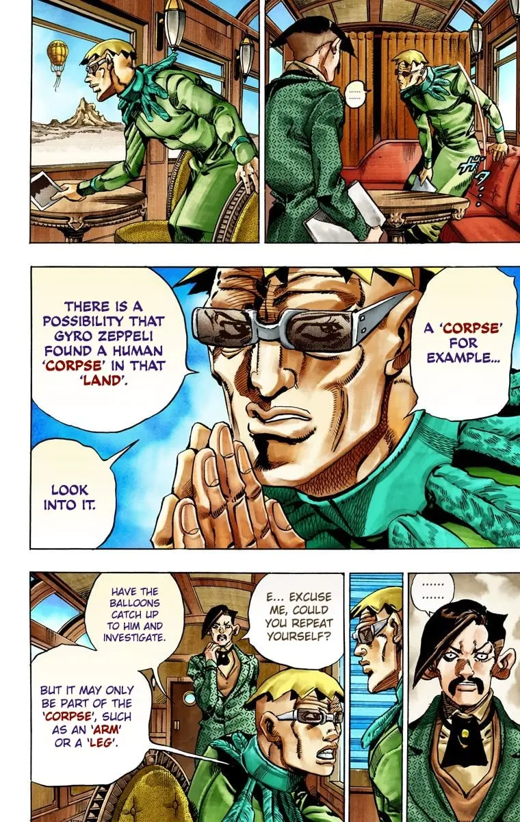 JoJo's Bizarre Adventure Steel Ball Run Colored Manga, chapter 25, page 29