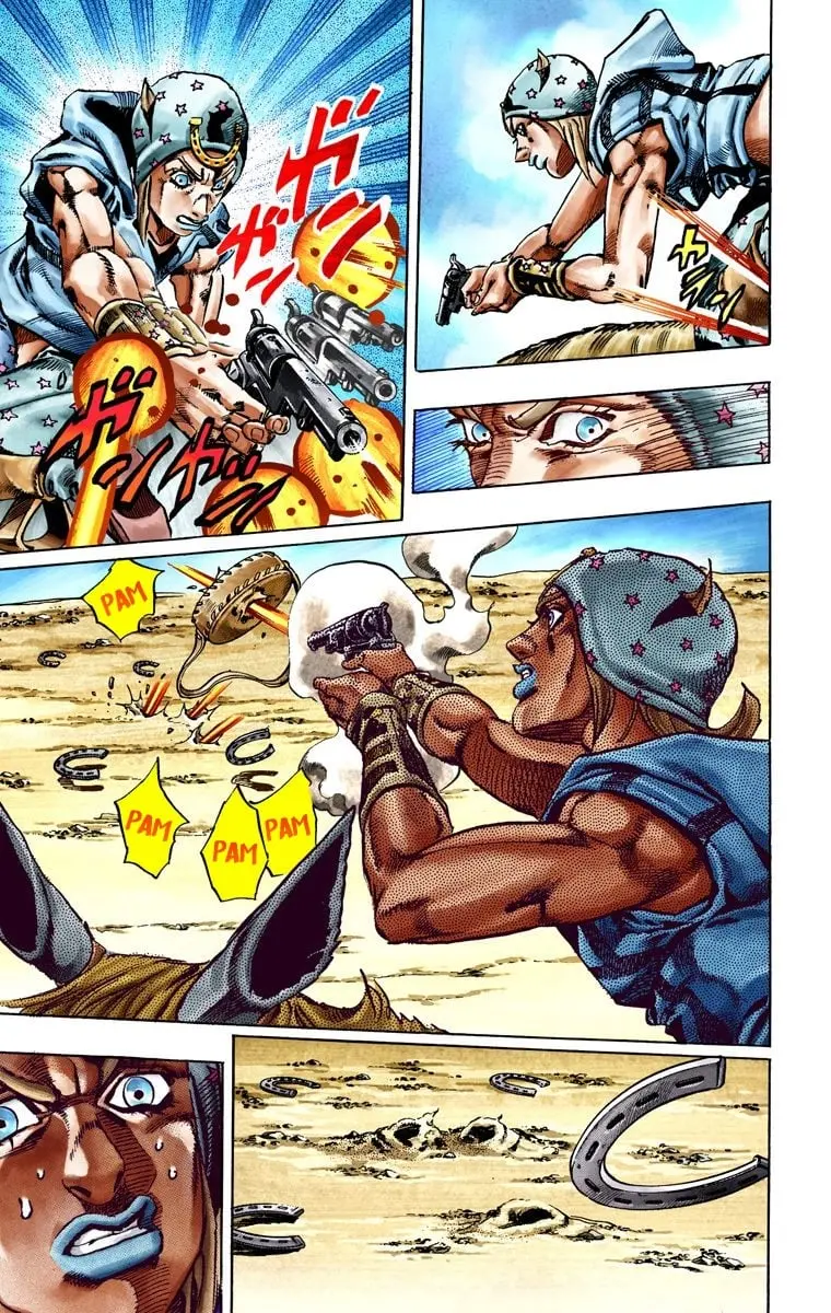 JoJo's Bizarre Adventure Steel Ball Run Colored Manga, chapter 25, page 53