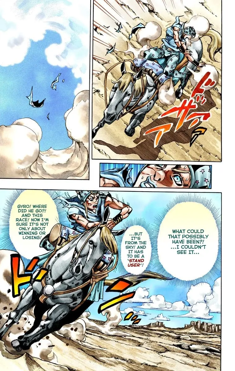JoJo's Bizarre Adventure Steel Ball Run Colored Manga, chapter 25, page 58