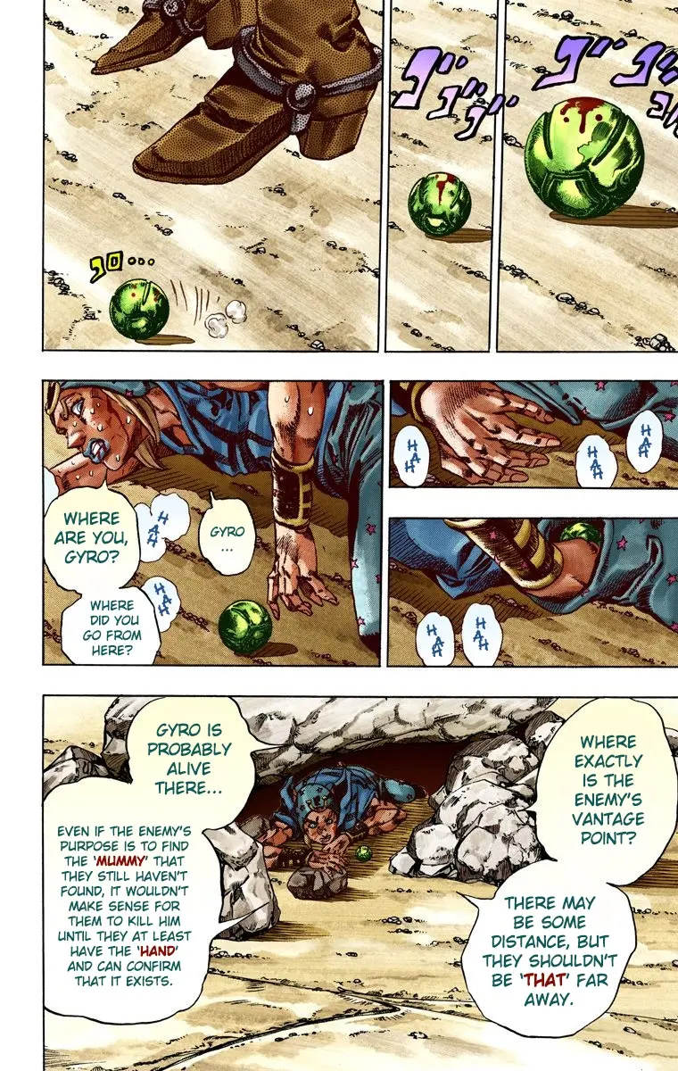 JoJo's Bizarre Adventure Steel Ball Run Colored Manga, chapter 26, page 25