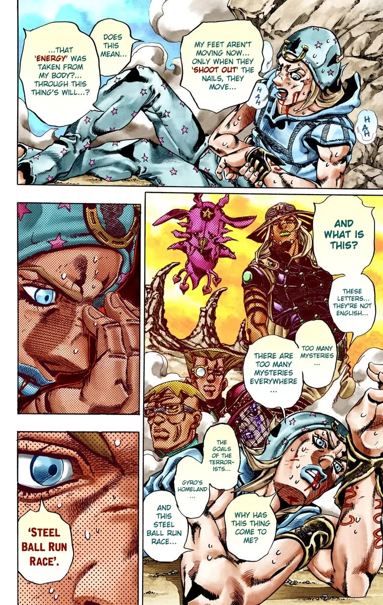 JoJo's Bizarre Adventure Steel Ball Run Colored Manga, chapter 26, page 41