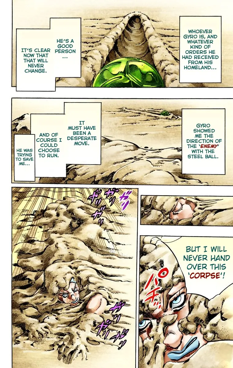 JoJo's Bizarre Adventure Steel Ball Run Colored Manga, chapter 26, page 51