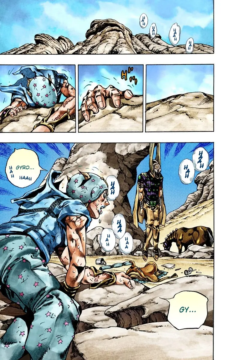 JoJo's Bizarre Adventure Steel Ball Run Colored Manga, chapter 27, page 21