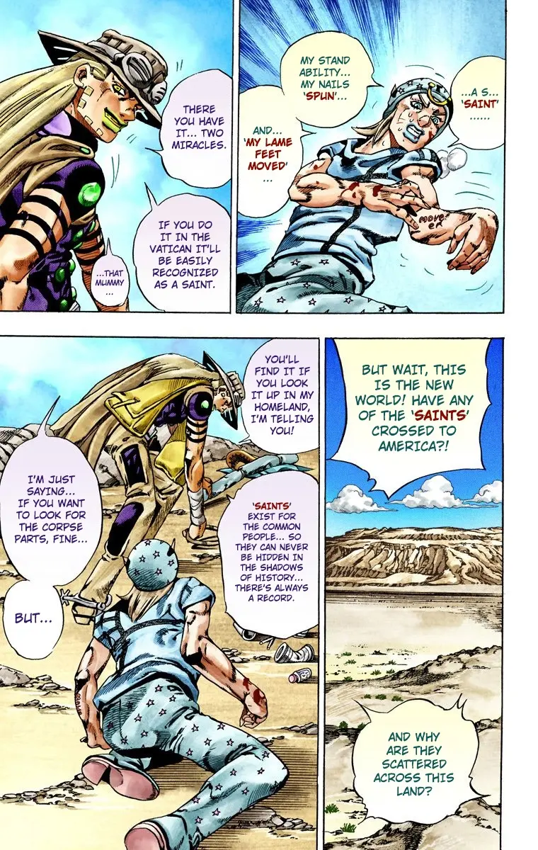 JoJo's Bizarre Adventure Steel Ball Run Colored Manga, chapter 27, page 49
