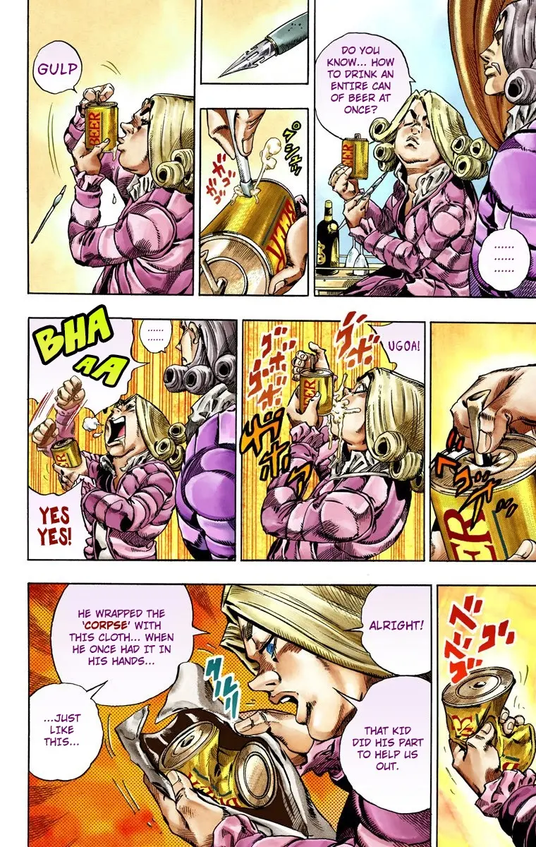 JoJo's Bizarre Adventure Steel Ball Run Colored Manga, chapter 28, page 15