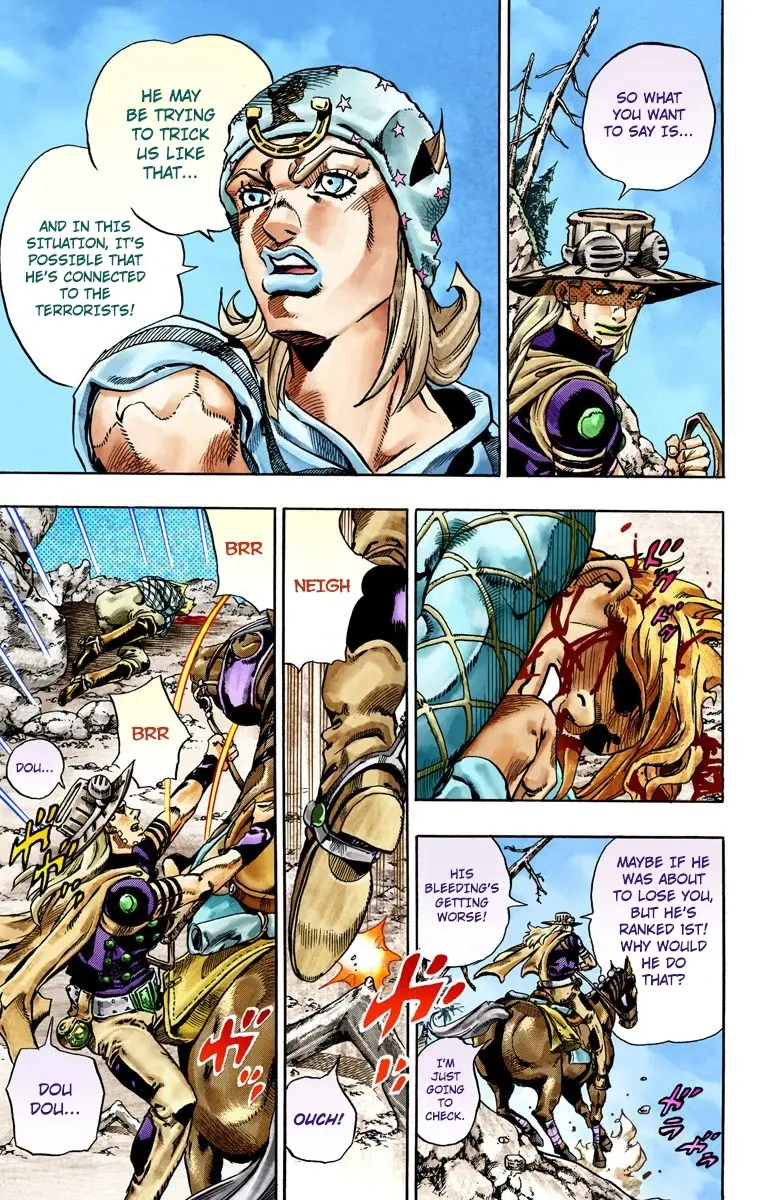JoJo's Bizarre Adventure Steel Ball Run Colored Manga, chapter 28, page 25