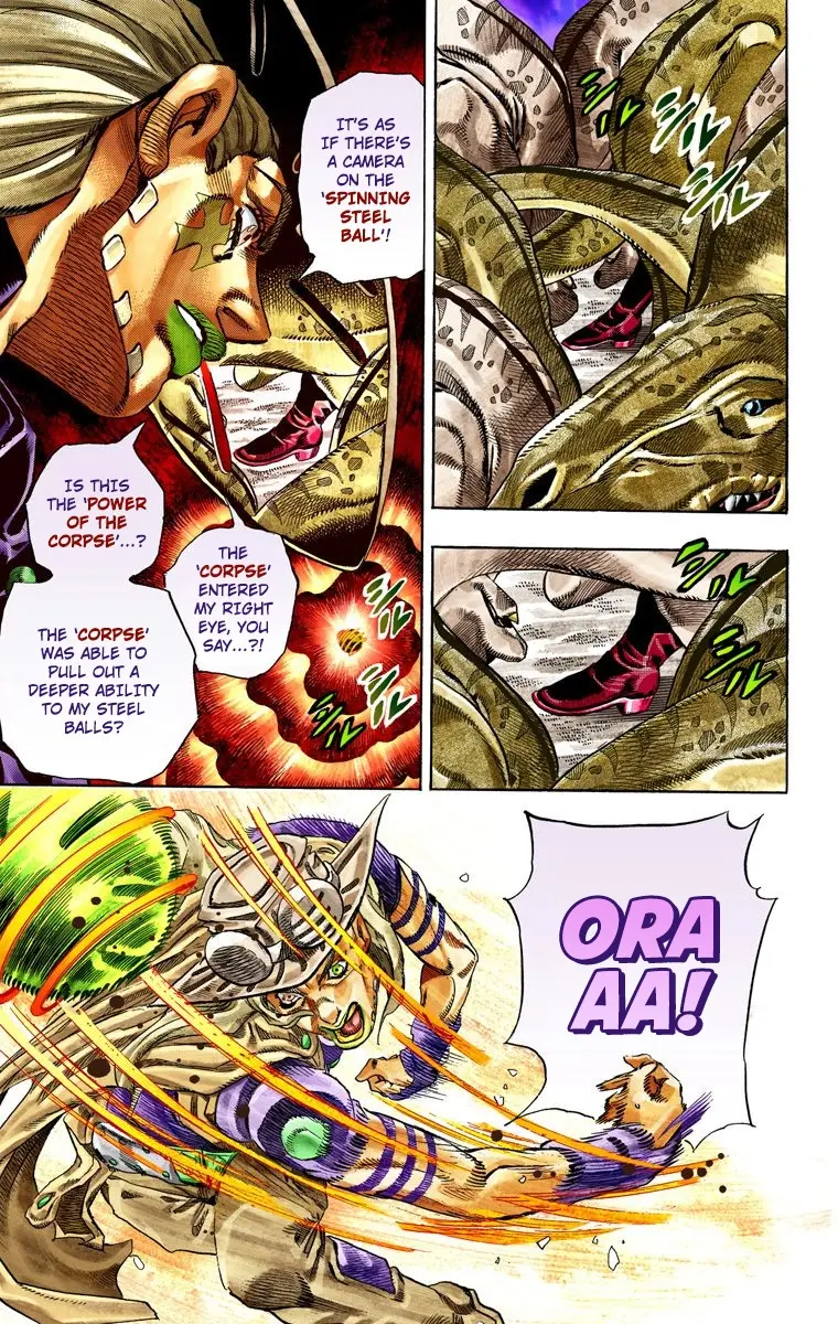 JoJo's Bizarre Adventure Steel Ball Run Colored Manga, chapter 31, page 32