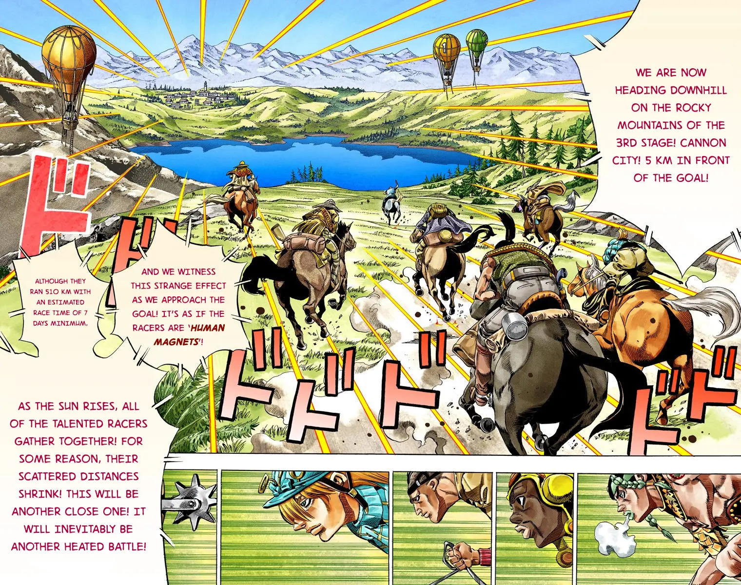 JoJo's Bizarre Adventure Steel Ball Run Colored Manga, chapter 31, page 53