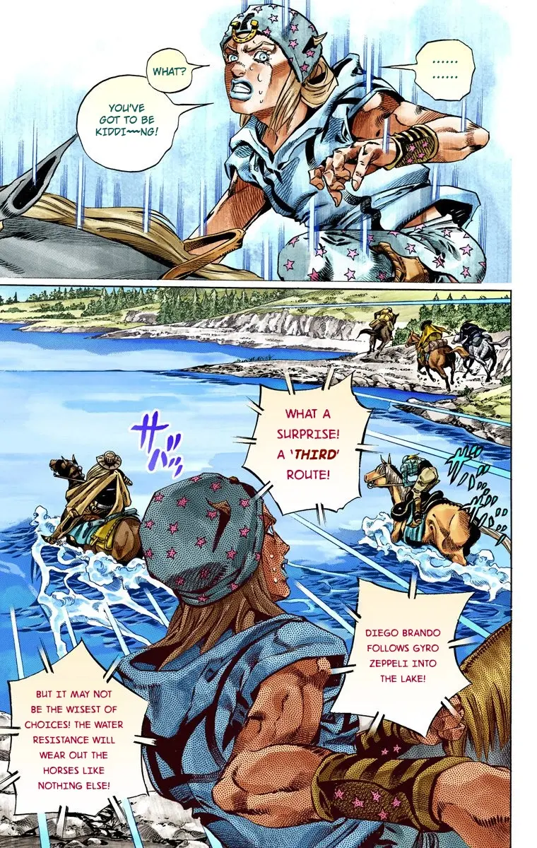 JoJo's Bizarre Adventure Steel Ball Run Colored Manga, chapter 32, page 10
