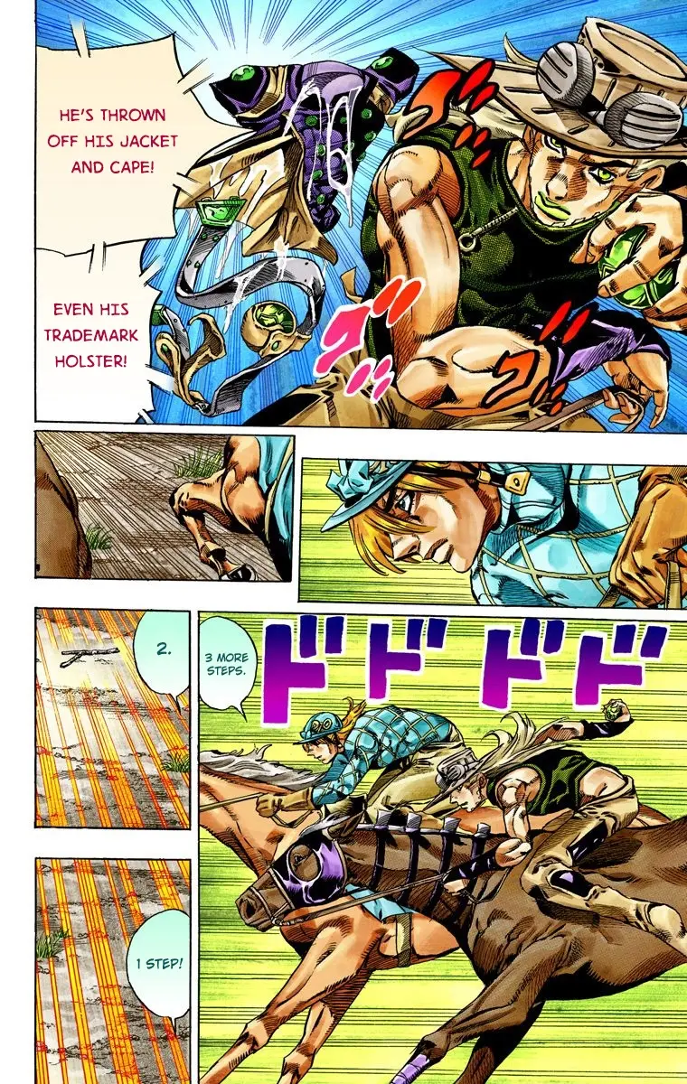 JoJo's Bizarre Adventure Steel Ball Run Colored Manga, chapter 32, page 28