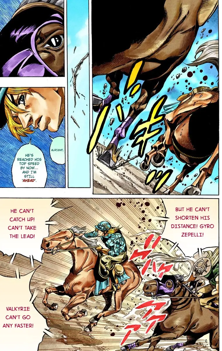 JoJo's Bizarre Adventure Steel Ball Run Colored Manga, chapter 32, page 29