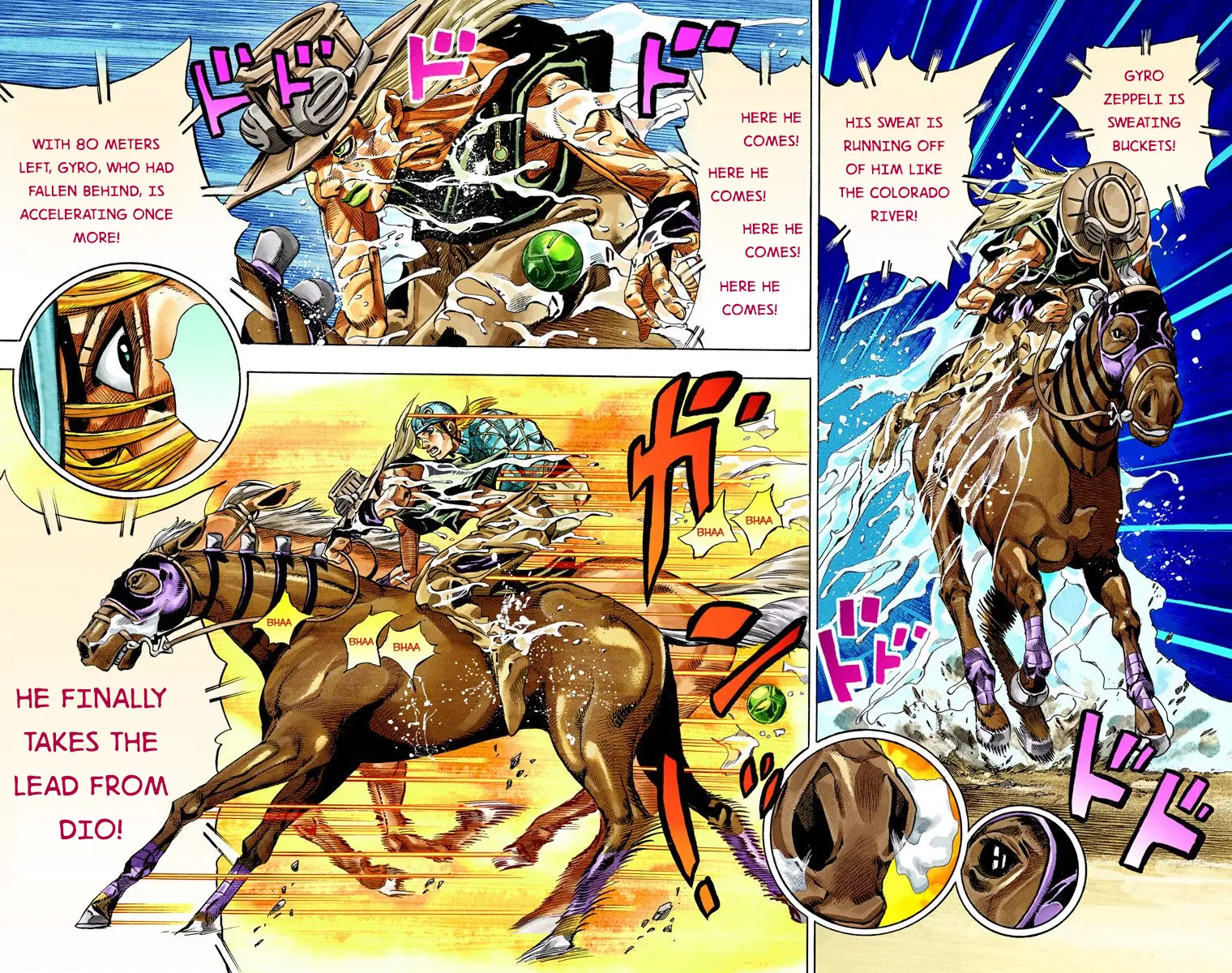 JoJo's Bizarre Adventure Steel Ball Run Colored Manga, chapter 32, page 33