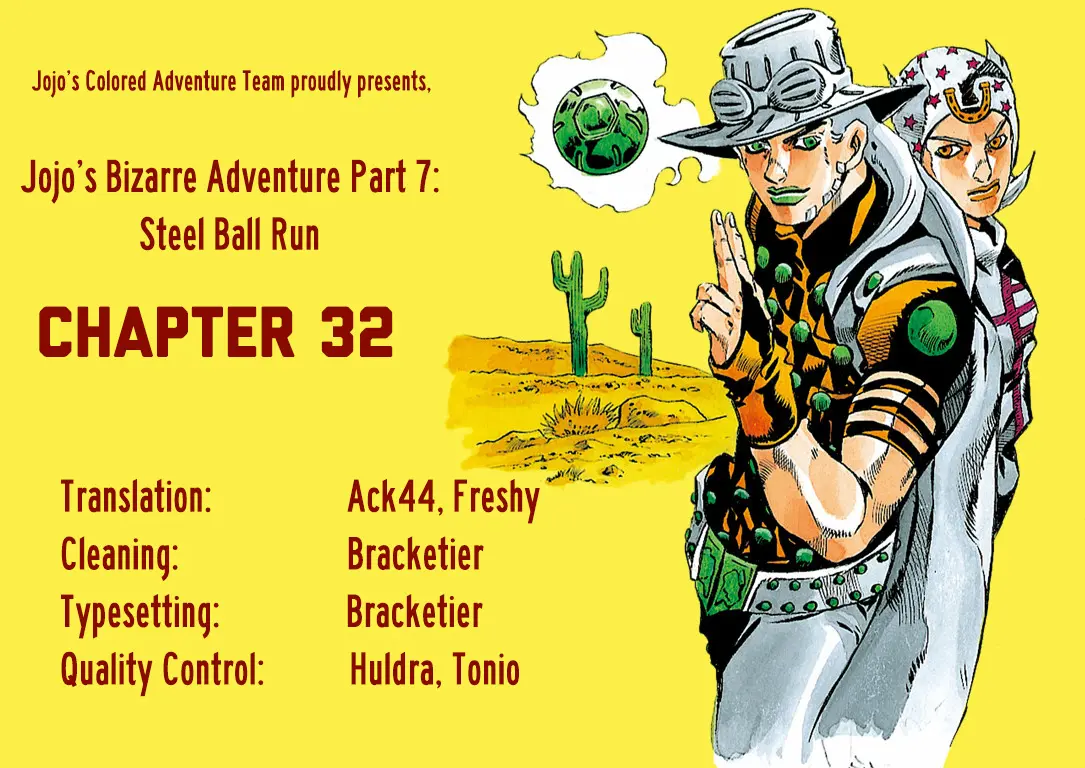 JoJo's Bizarre Adventure Steel Ball Run Colored Manga, chapter 32, page 41