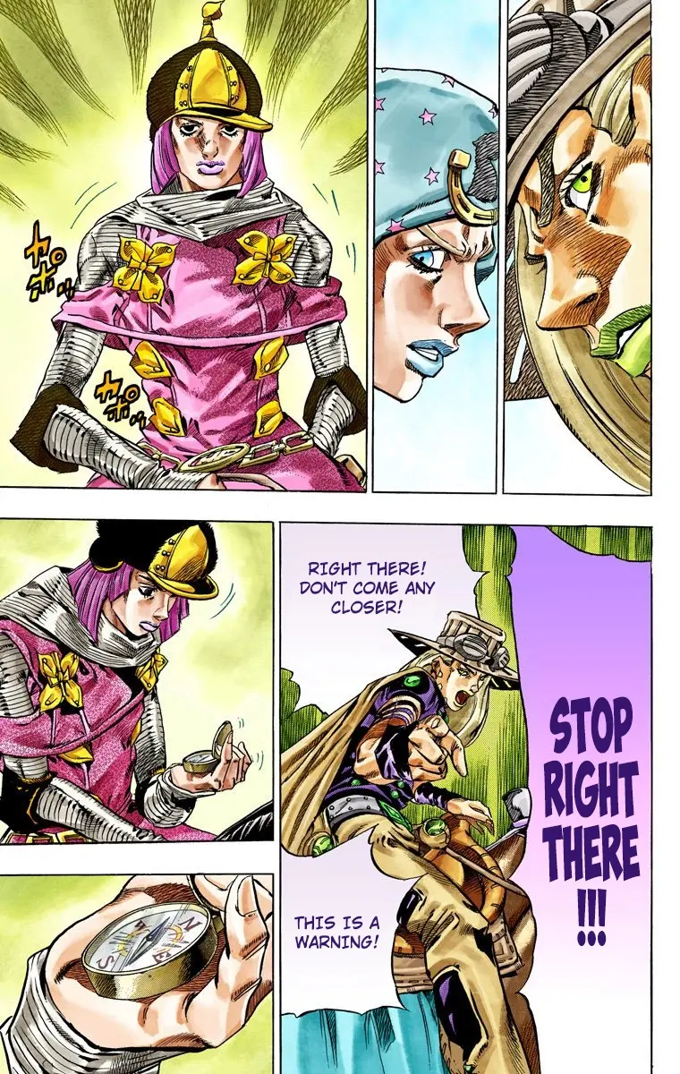 JoJo's Bizarre Adventure Steel Ball Run Colored Manga, chapter 33, page 34