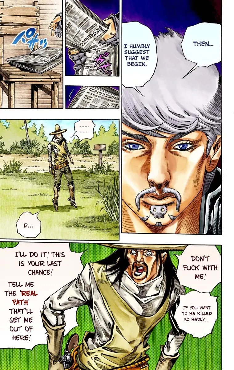 JoJo's Bizarre Adventure Steel Ball Run Colored Manga, chapter 33, page 43
