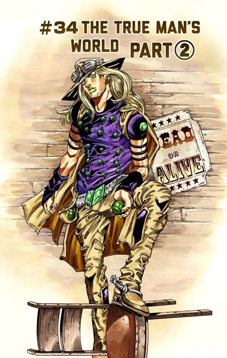 JoJo's Bizarre Adventure Steel Ball Run Colored Manga, chapter 34, page 3