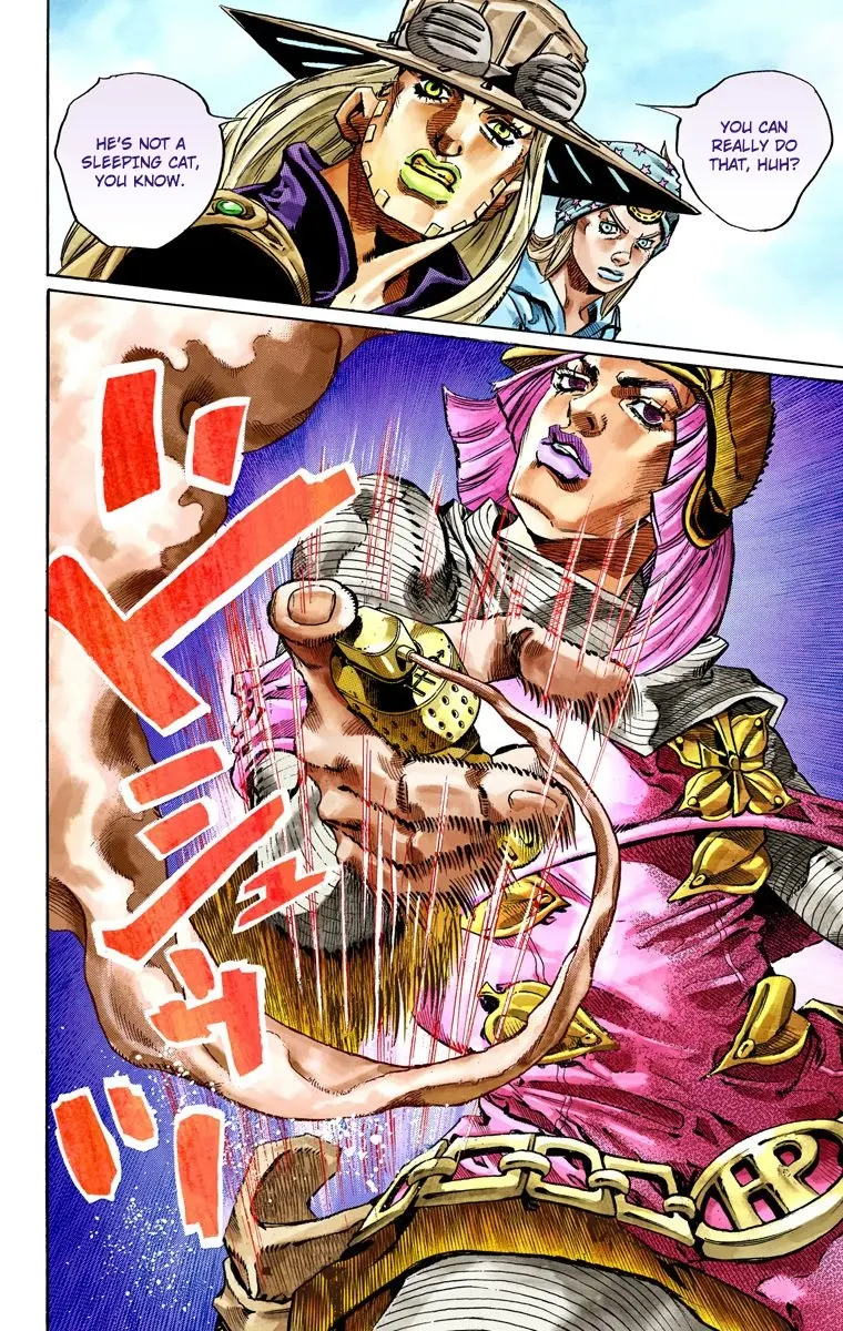 JoJo's Bizarre Adventure Steel Ball Run Colored Manga, chapter 34, page 14