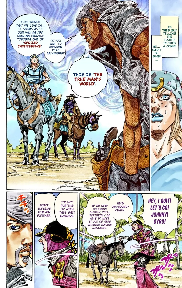 JoJo's Bizarre Adventure Steel Ball Run Colored Manga, chapter 34, page 33