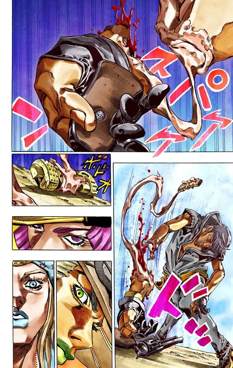 JoJo's Bizarre Adventure Steel Ball Run Colored Manga, chapter 34, page 35