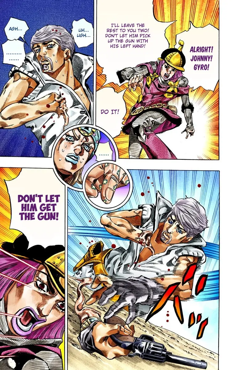 JoJo's Bizarre Adventure Steel Ball Run Colored Manga, chapter 34, page 36