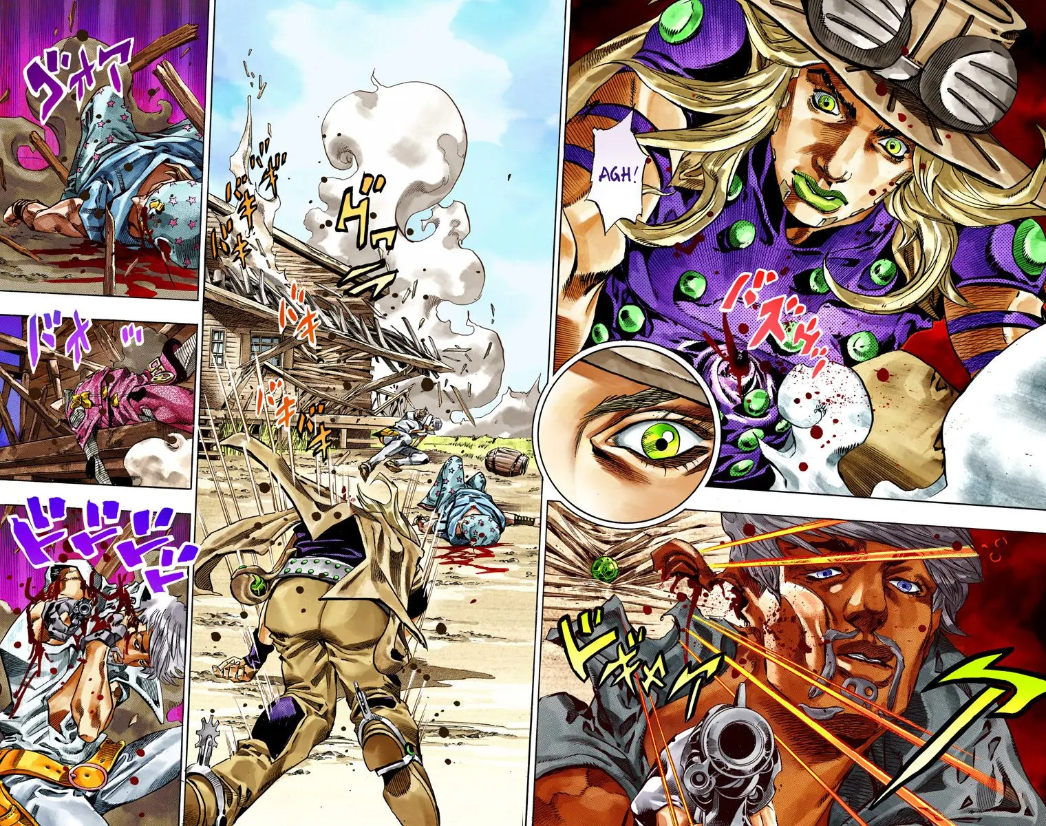 JoJo's Bizarre Adventure Steel Ball Run Colored Manga, chapter 34, page 48