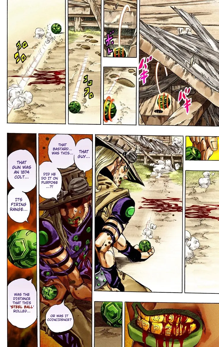 JoJo's Bizarre Adventure Steel Ball Run Colored Manga, chapter 34, page 53