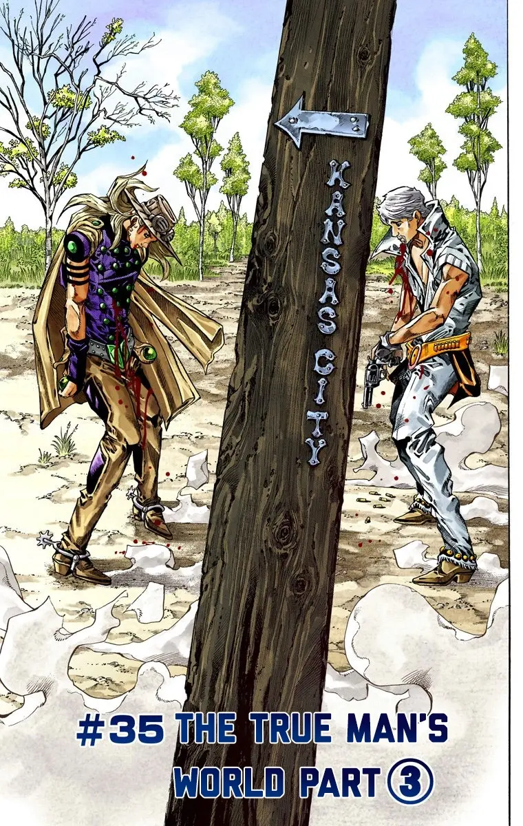 JoJo's Bizarre Adventure Steel Ball Run Colored Manga, chapter 35, page 2