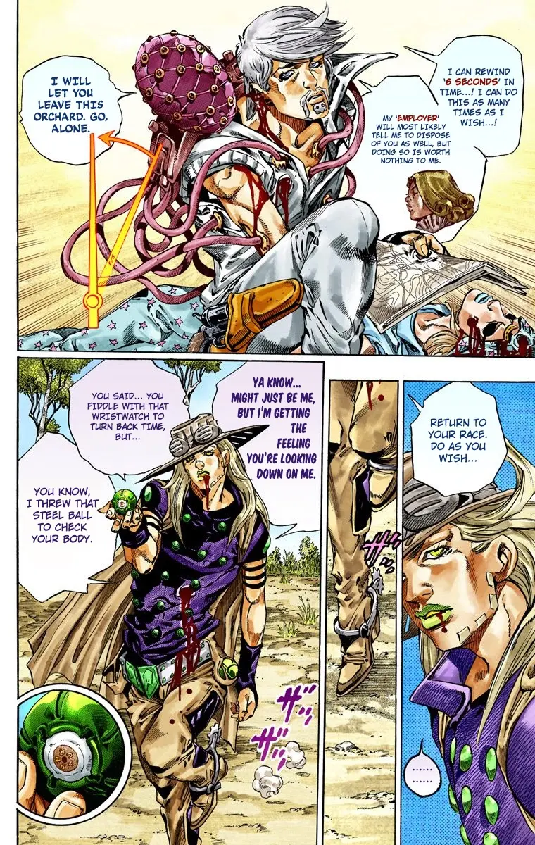 JoJo's Bizarre Adventure Steel Ball Run Colored Manga, chapter 35, page 23