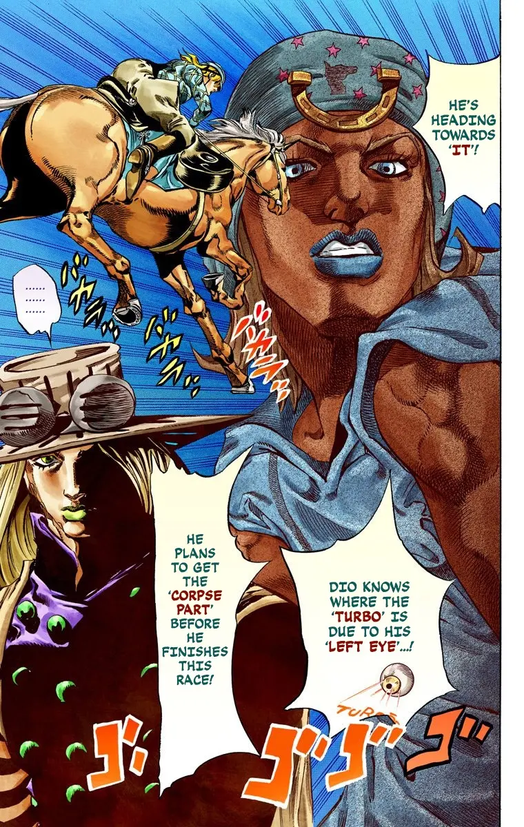 JoJo's Bizarre Adventure Steel Ball Run Colored Manga, chapter 36, page 16