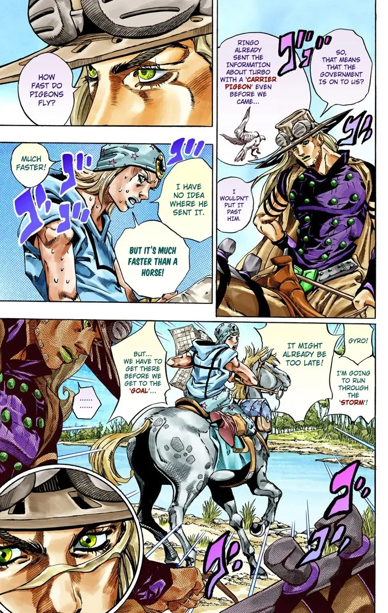 JoJo's Bizarre Adventure Steel Ball Run Colored Manga, chapter 36, page 18