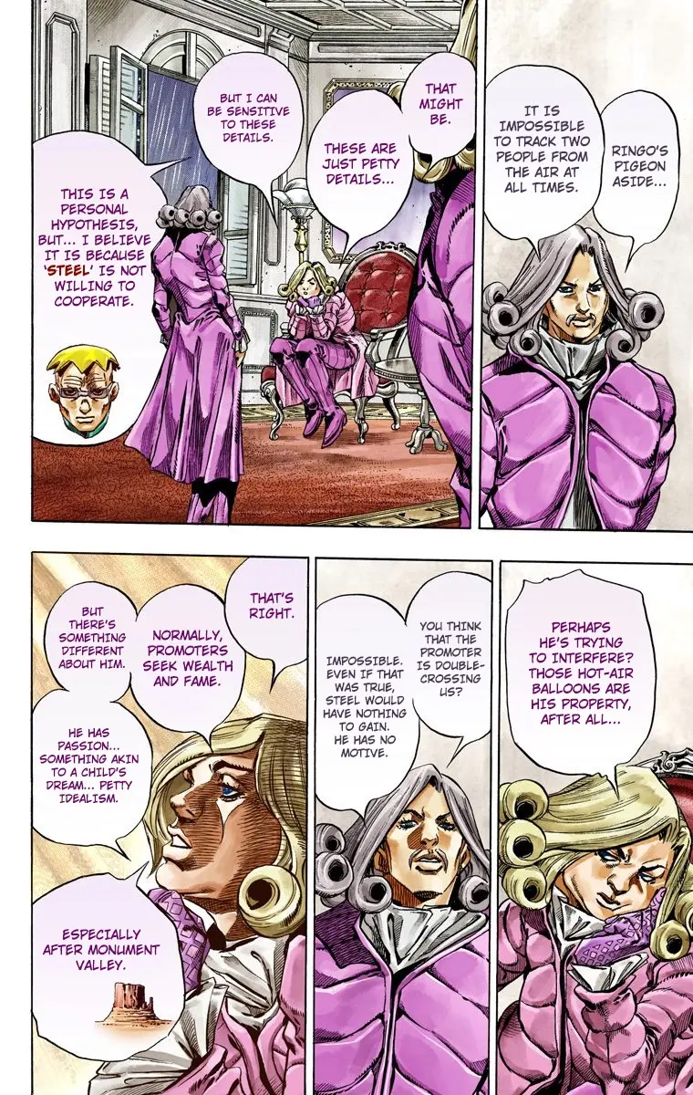 JoJo's Bizarre Adventure Steel Ball Run Colored Manga, chapter 36, page 21