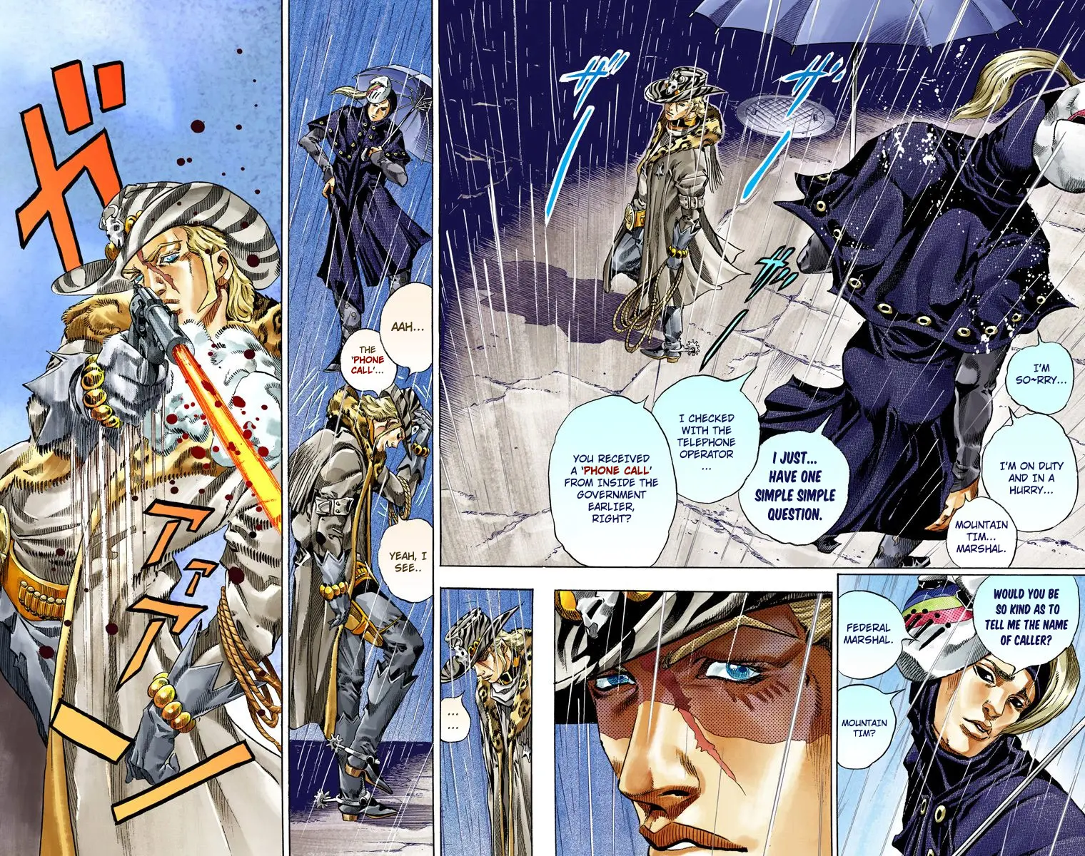 JoJo's Bizarre Adventure Steel Ball Run Colored Manga, chapter 37, page 29