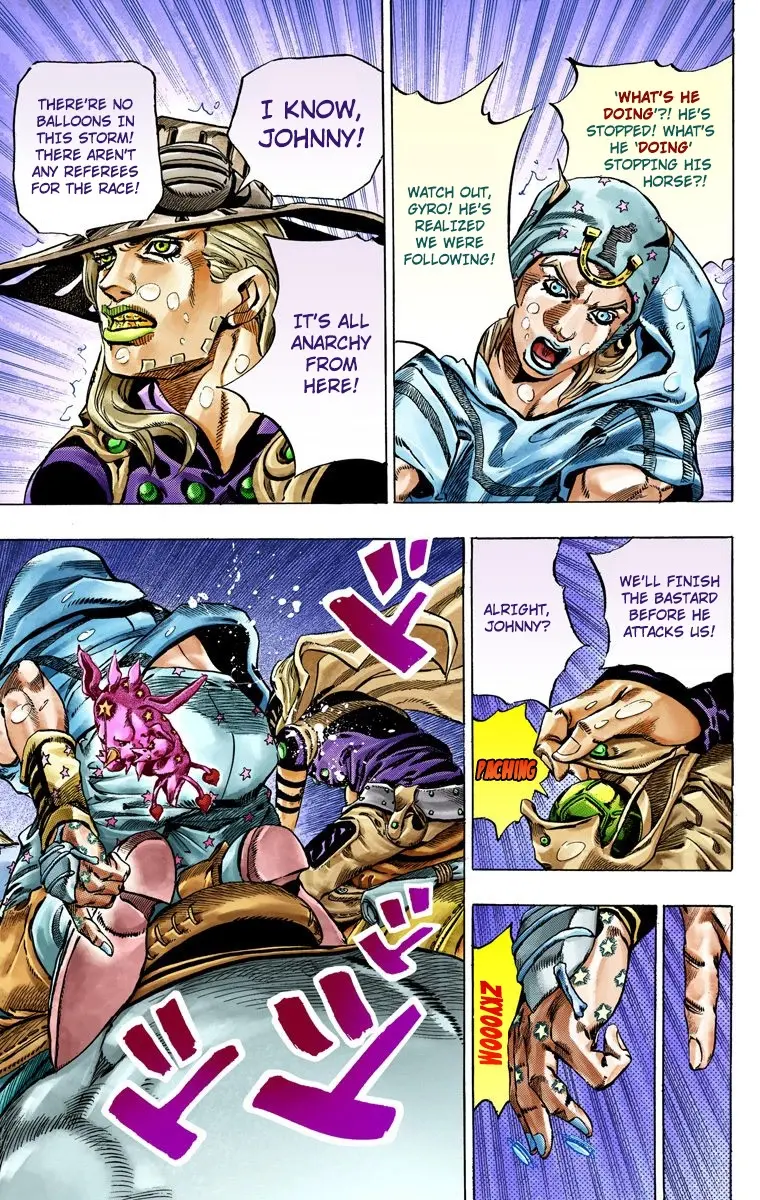 JoJo's Bizarre Adventure Steel Ball Run Colored Manga, chapter 38, page 23