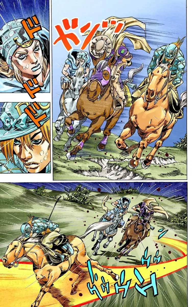 JoJo's Bizarre Adventure Steel Ball Run Colored Manga, chapter 38, page 34