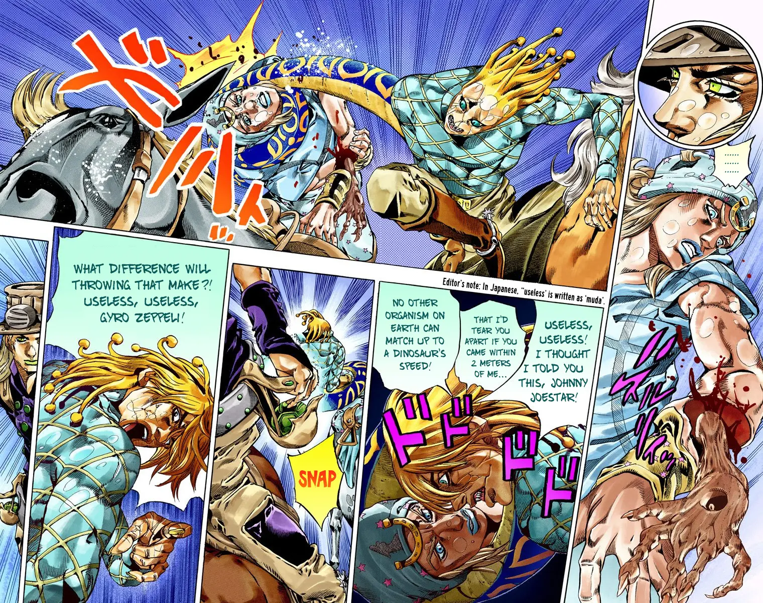 JoJo's Bizarre Adventure Steel Ball Run Colored Manga, chapter 39, page 10