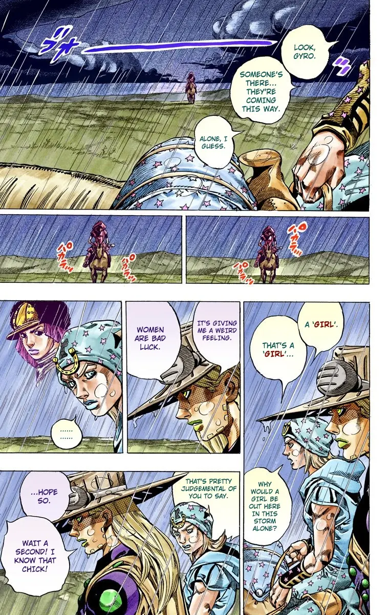 JoJo's Bizarre Adventure Steel Ball Run Colored Manga, chapter 39, page 21