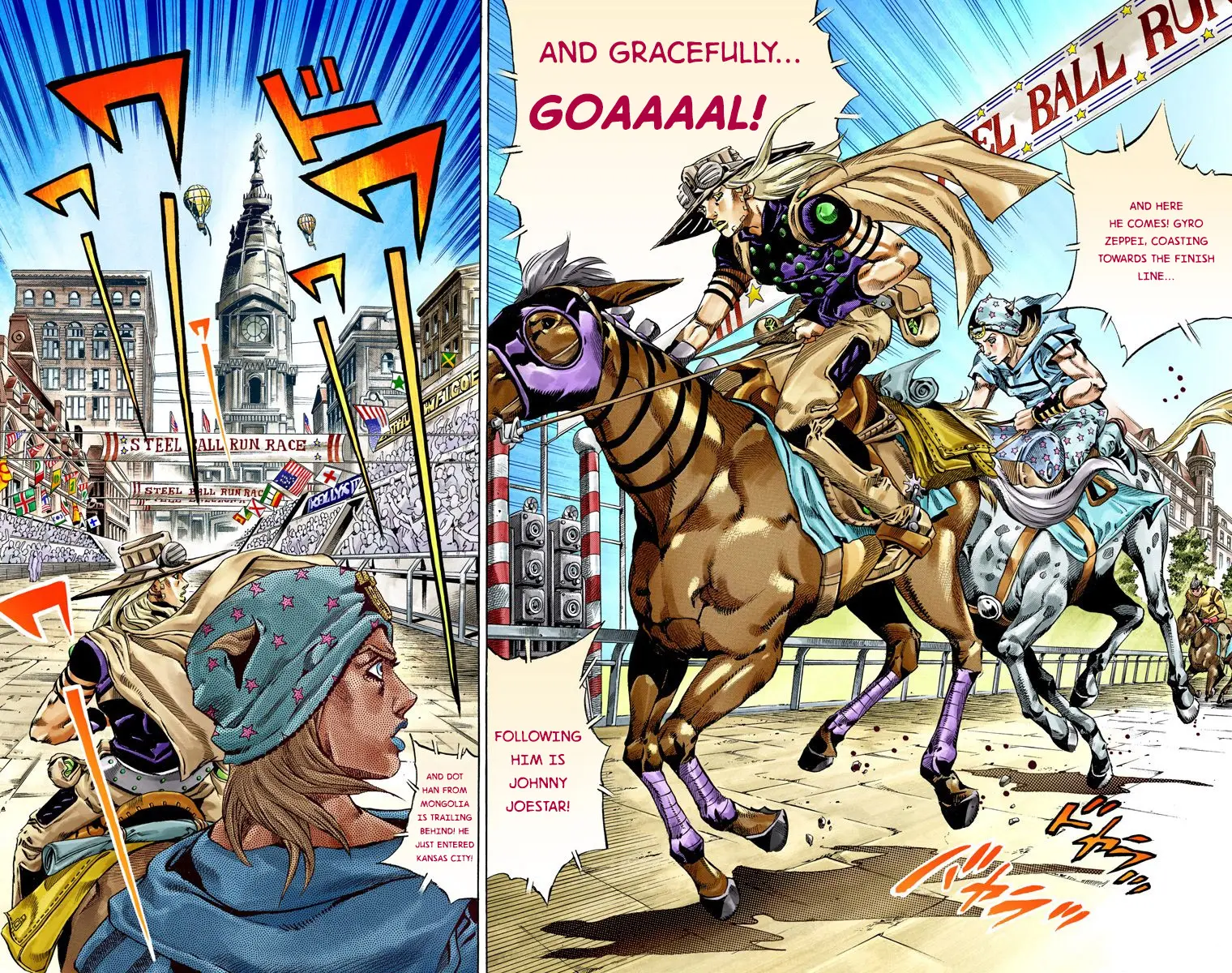 JoJo's Bizarre Adventure Steel Ball Run Colored Manga, chapter 40, page 4