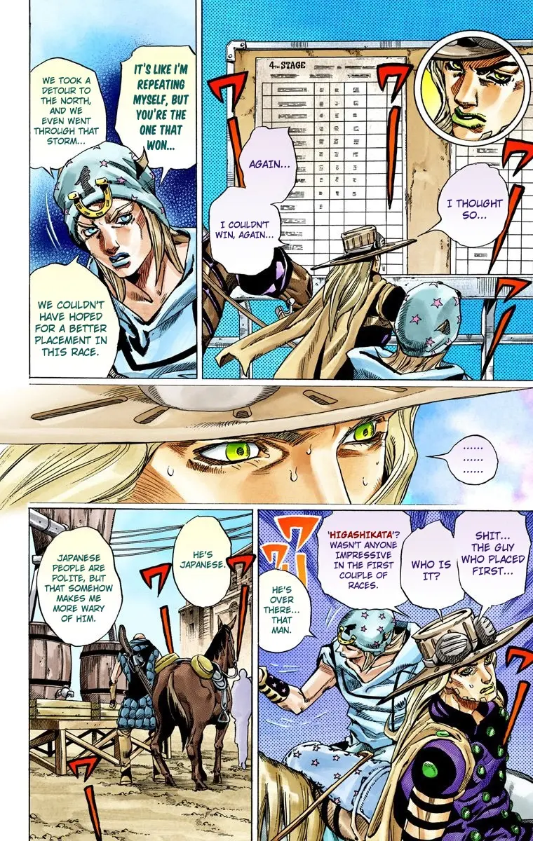 JoJo's Bizarre Adventure Steel Ball Run Colored Manga, chapter 40, page 9