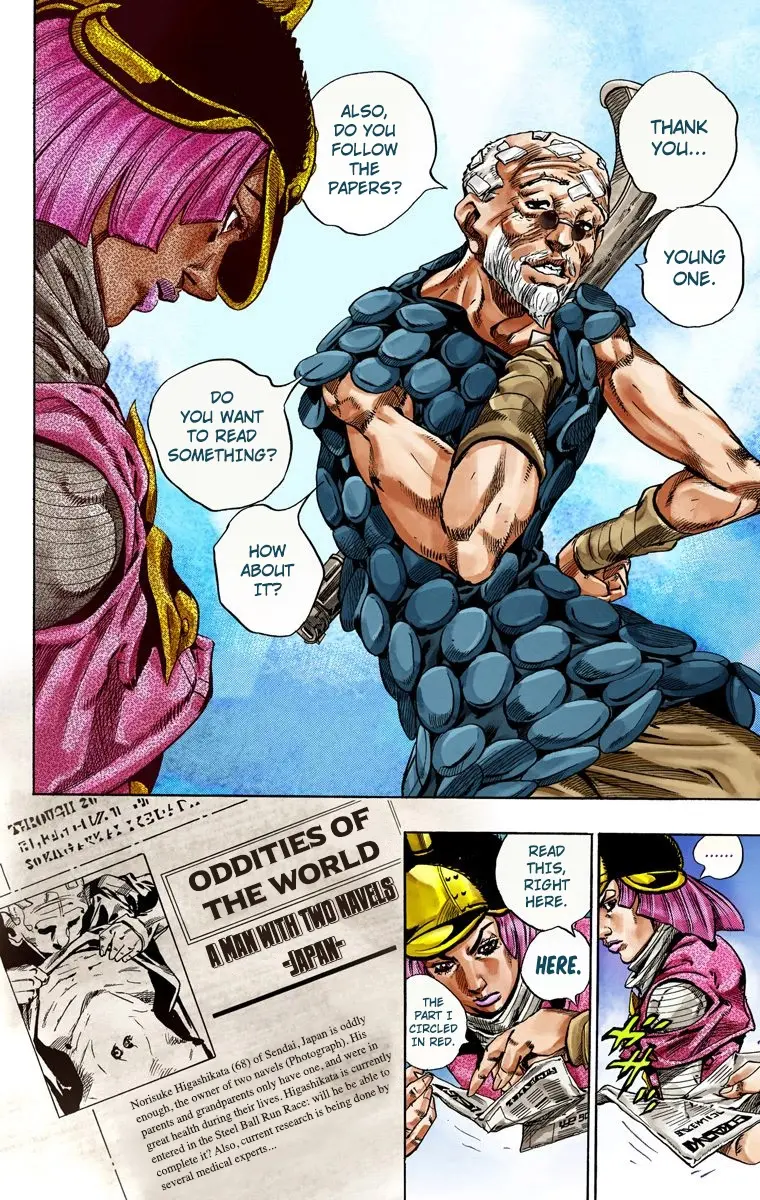 JoJo's Bizarre Adventure Steel Ball Run Colored Manga, chapter 40, page 11