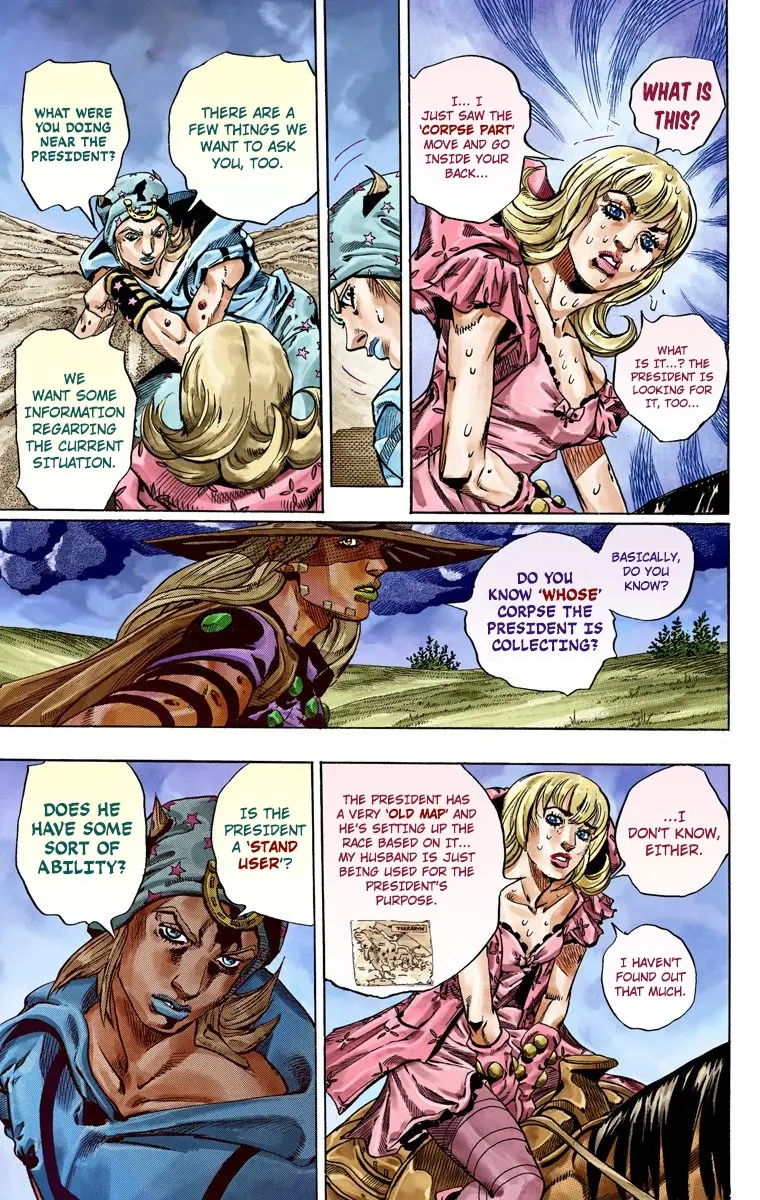 JoJo's Bizarre Adventure Steel Ball Run Colored Manga, chapter 40, page 21