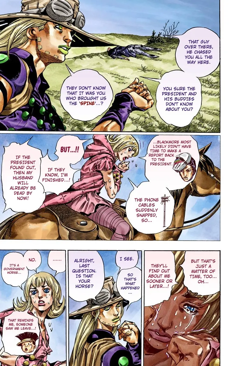 JoJo's Bizarre Adventure Steel Ball Run Colored Manga, chapter 40, page 23