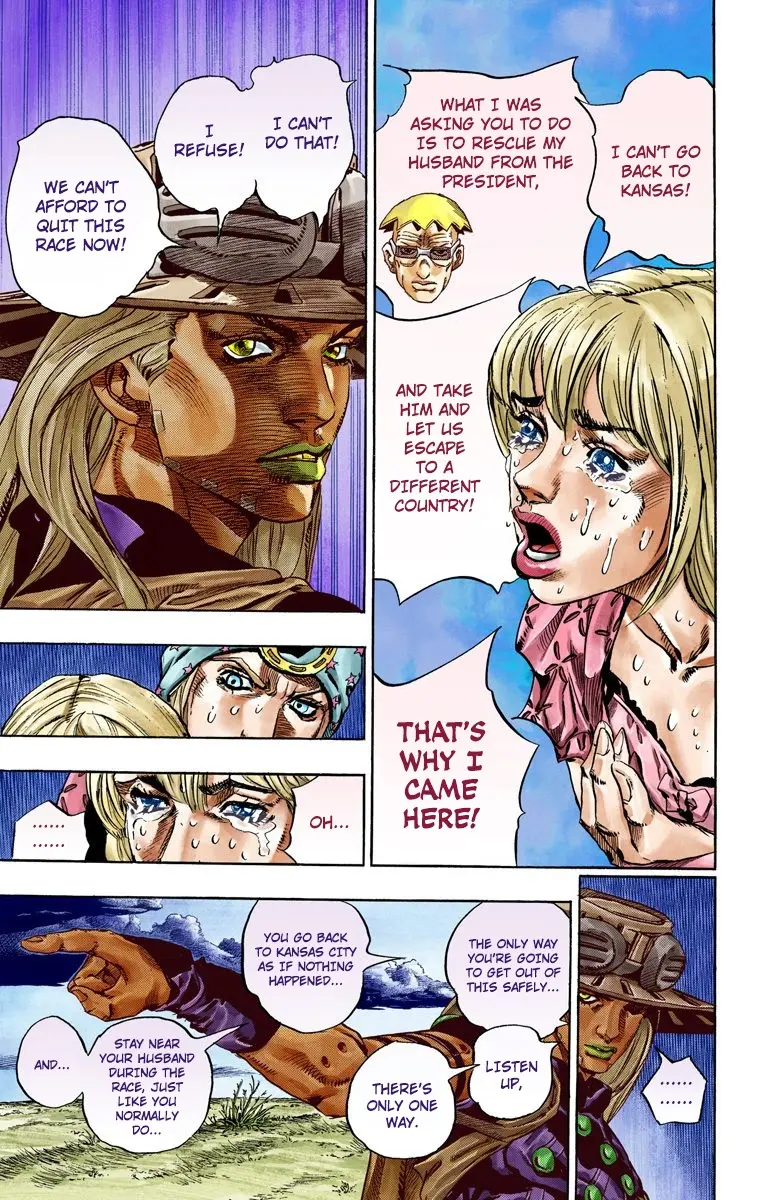 JoJo's Bizarre Adventure Steel Ball Run Colored Manga, chapter 40, page 27