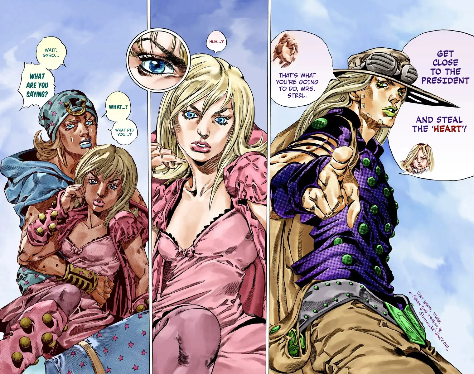 JoJo's Bizarre Adventure Steel Ball Run Colored Manga, chapter 40, page 28