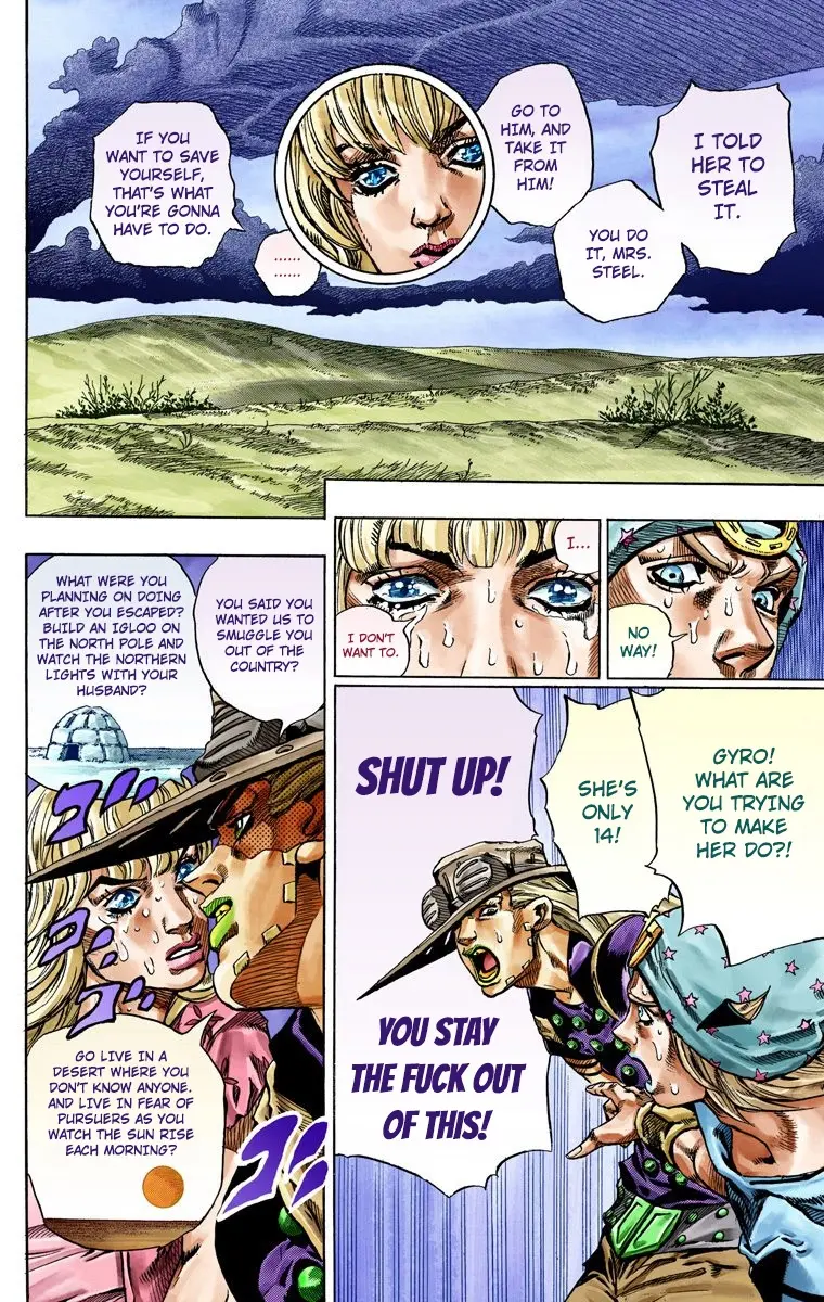 JoJo's Bizarre Adventure Steel Ball Run Colored Manga, chapter 40, page 29