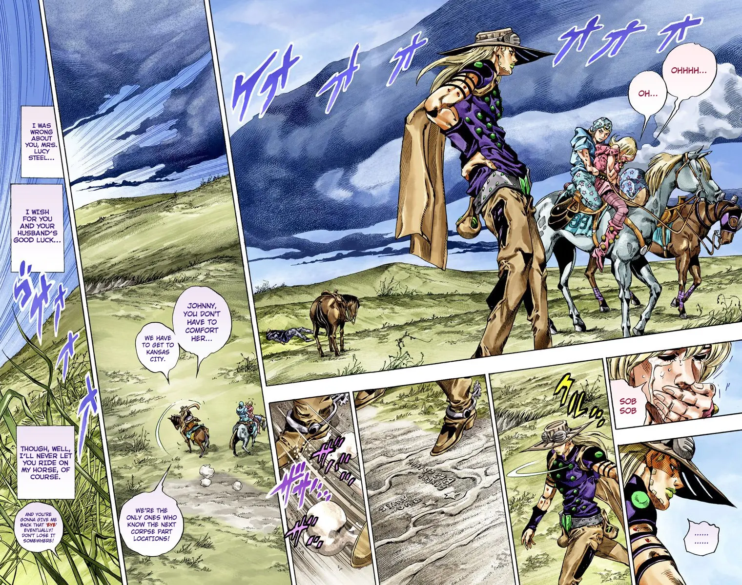 JoJo's Bizarre Adventure Steel Ball Run Colored Manga, chapter 40, page 33