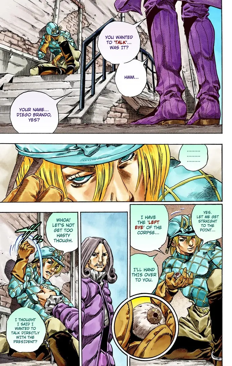 JoJo's Bizarre Adventure Steel Ball Run Colored Manga, chapter 40, page 35