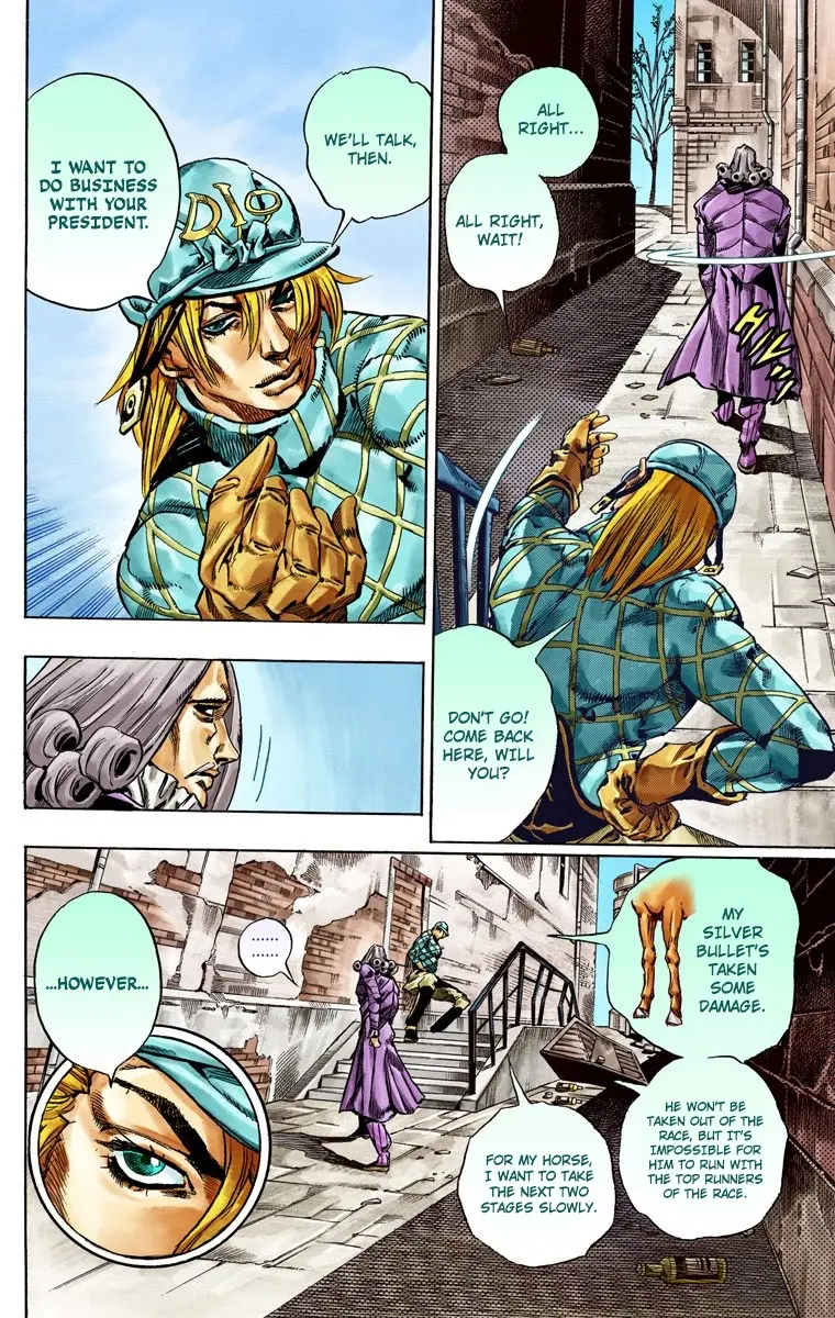 JoJo's Bizarre Adventure Steel Ball Run Colored Manga, chapter 40, page 36