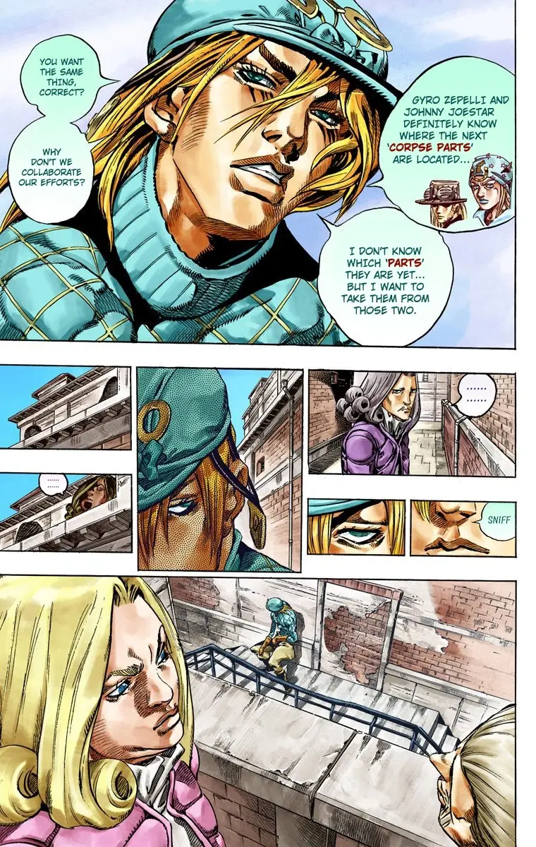 JoJo's Bizarre Adventure Steel Ball Run Colored Manga, chapter 40, page 37